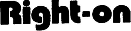RIGHT-ON trademark