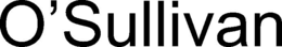O'SULLIVAN trademark
