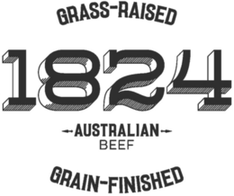 1824 GRASS-RAISED AUSTRALIAN BEEF GRAIN-FINISHED trademark