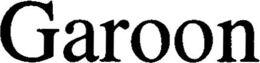 GAROON trademark