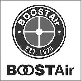 BOOSTAIR · EST. 1970 · BOOSTAIR trademark