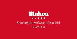 MAHOU SHARING THE REAL TASTE OF MADRID SINCE 1890 trademark
