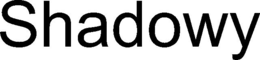SHADOWY trademark