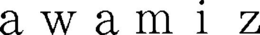 A W A M I Z trademark