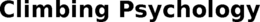 CLIMBING PSYCHOLOGY trademark