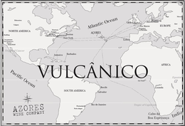 VULCÂNICO, AZORES WINE COMPANY, NORTH AMERICA, SOUTH AMERICA, EUROPE, AFRICA, EDMONTON, CALGARY, REDDING, SACRAMENTO, SAN FRANCISCO, FRESNO, BAKERSFIELD, TROPIC OF CANCER, PACIFIC OCEAN, MONTREAL, TORONTO, GLOUCESTER, FALL RIVER, ERIE NEW BEDFORD, PROVINCETOWN, BOSTON, NEW YORK, JAMAICA, BARBADOS, RECIFE, SALVADOR, RIO DE JANEIRO, FLORIANÓPOLIS, PORTO ALEGRE, ATLANTIC OCEAN, AÇORES, CABO VERDE, TROPIC OF CAPRICORN, CORK, LONDON, LISBOA, SÃO TOMÉ, CABO DA BOA ESPERANÇA, LUANDA, ANGOLA, LA ROCHELLE, NANTES, LE HAVRE, AMSTERDAM, HAMBURG, RIGA, MOSCOW, KIEV, AZOV, EQUATOR, MOZAMBIQUE, MAPU AND INDIA trademark