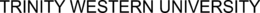 TRINITY WESTERN UNIVERSITY trademark