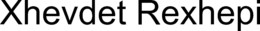XHEVDET REXHEPI trademark