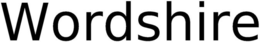 WORDSHIRE trademark