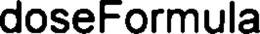 DOSEFORMULA trademark