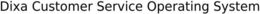 DIXA CUSTOMER SERVICE OPERATING SYSTEM trademark