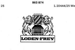 25 963 874 L 20444/25 WZ LODEN-FREY trademark