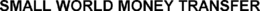 SMALL WORLD MONEY TRANSFER trademark