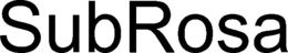 SUBROSA trademark