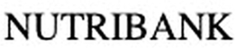NUTRIBANK trademark