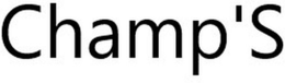 CHAMP'S trademark