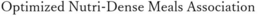 OPTIMIZED NUTRI-DENSE MEALS ASSOCIATION trademark