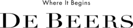 WHERE IT BEGINS DE BEERS trademark