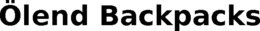 ÖLEND BACKPACKS trademark