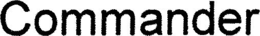 COMMANDER trademark