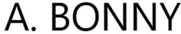 A. BONNY trademark
