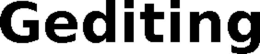 GEDITING trademark