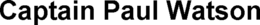 CAPTAIN PAUL WATSON trademark