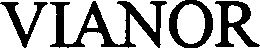 VIANOR trademark