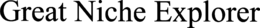 GREAT NICHE EXPLORER trademark