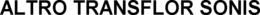 ALTRO TRANSFLOR SONIS trademark