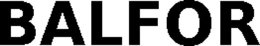 BALFOR trademark