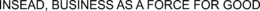 INSEAD, BUSINESS AS A FORCE FOR GOOD trademark