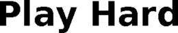PLAY HARD trademark