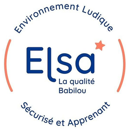 ELSA LA QUALITÉ BABILOU ENVIRONNEMENT LUDIQUE SÉCURISÉ ET APPRENANT trademark