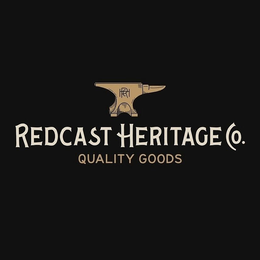 REDCAST HERITAGE CO. QUALITY GOODS RHC trademark