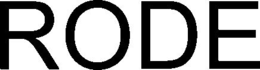 RODE trademark