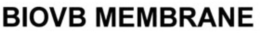 BIOVB MEMBRANE trademark