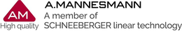 AM HIGH QUALITY A. MANNESMANN A MEMBER OF SCHNEEBERGER LINEAR TECHNOLOGY trademark
