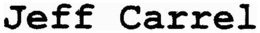 JEFF CARREL trademark