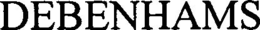DEBENHAMS trademark