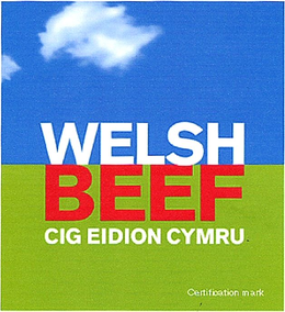 WELSH BEEF CIG EIDION CYMRU trademark