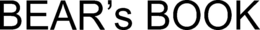 BEAR'S BOOK trademark
