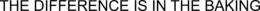 THE DIFFERENCE IS IN THE BAKING trademark