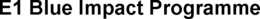 E1 BLUE IMPACT PROGRAMME trademark