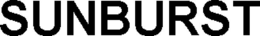 SUNBURST trademark