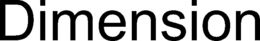 DIMENSION trademark