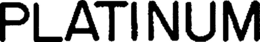PLATINUM trademark