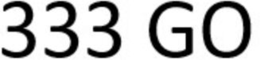 333 GO trademark