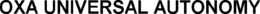 OXA UNIVERSAL AUTONOMY trademark