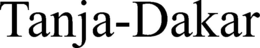 TANJA-DAKAR trademark